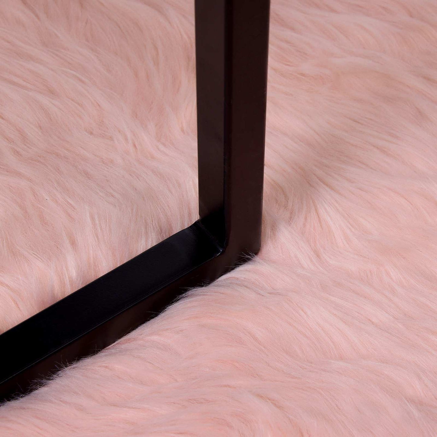 Nep Schapenvacht Tapijt Tafalla Roze Ø 160 cm Polyester is nu te koop bij PeponiXL, paradijselijk wonen!