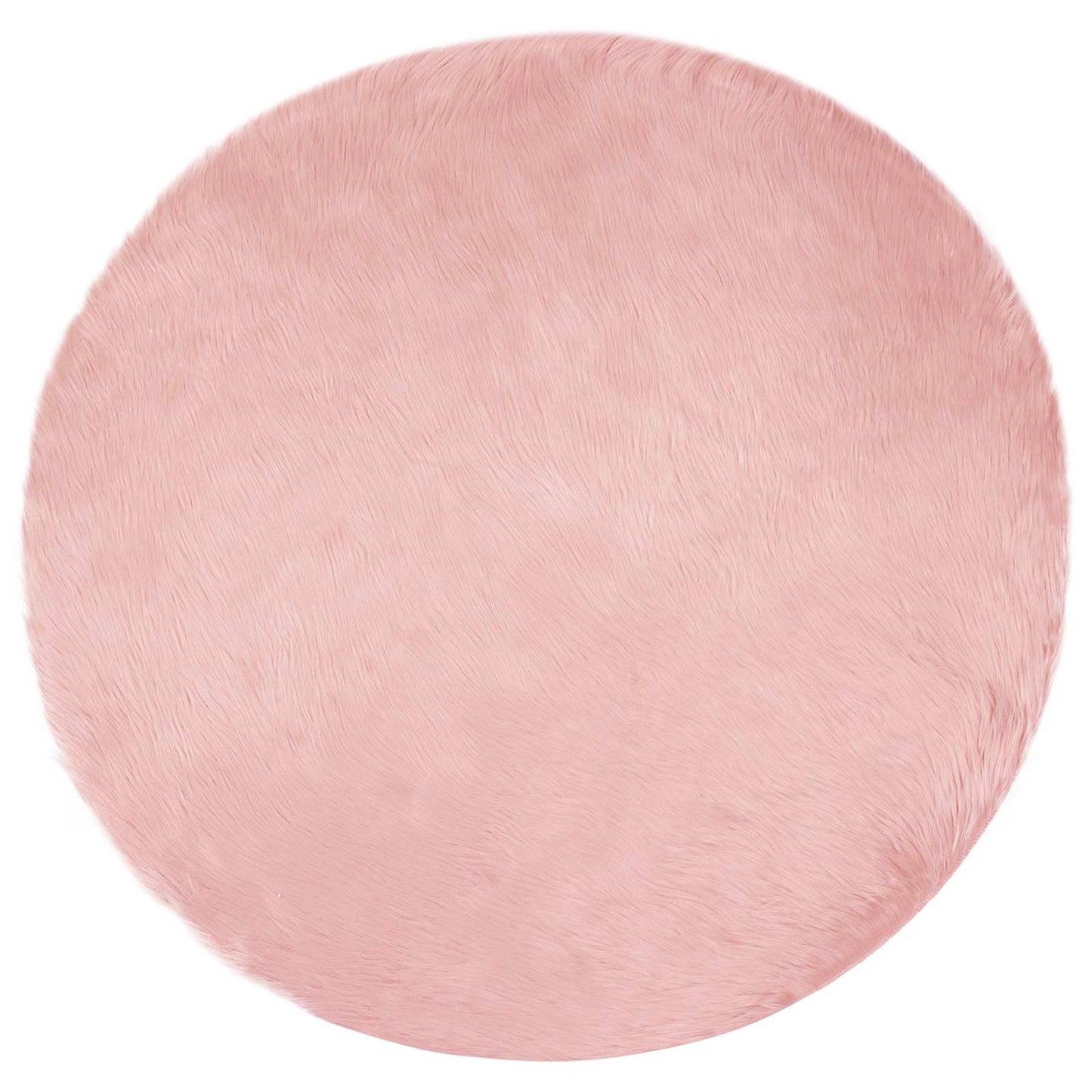 Nep Schapenvacht Tapijt Tafalla Roze Ø 200 cm Polyester is nu te koop bij PeponiXL, paradijselijk wonen!