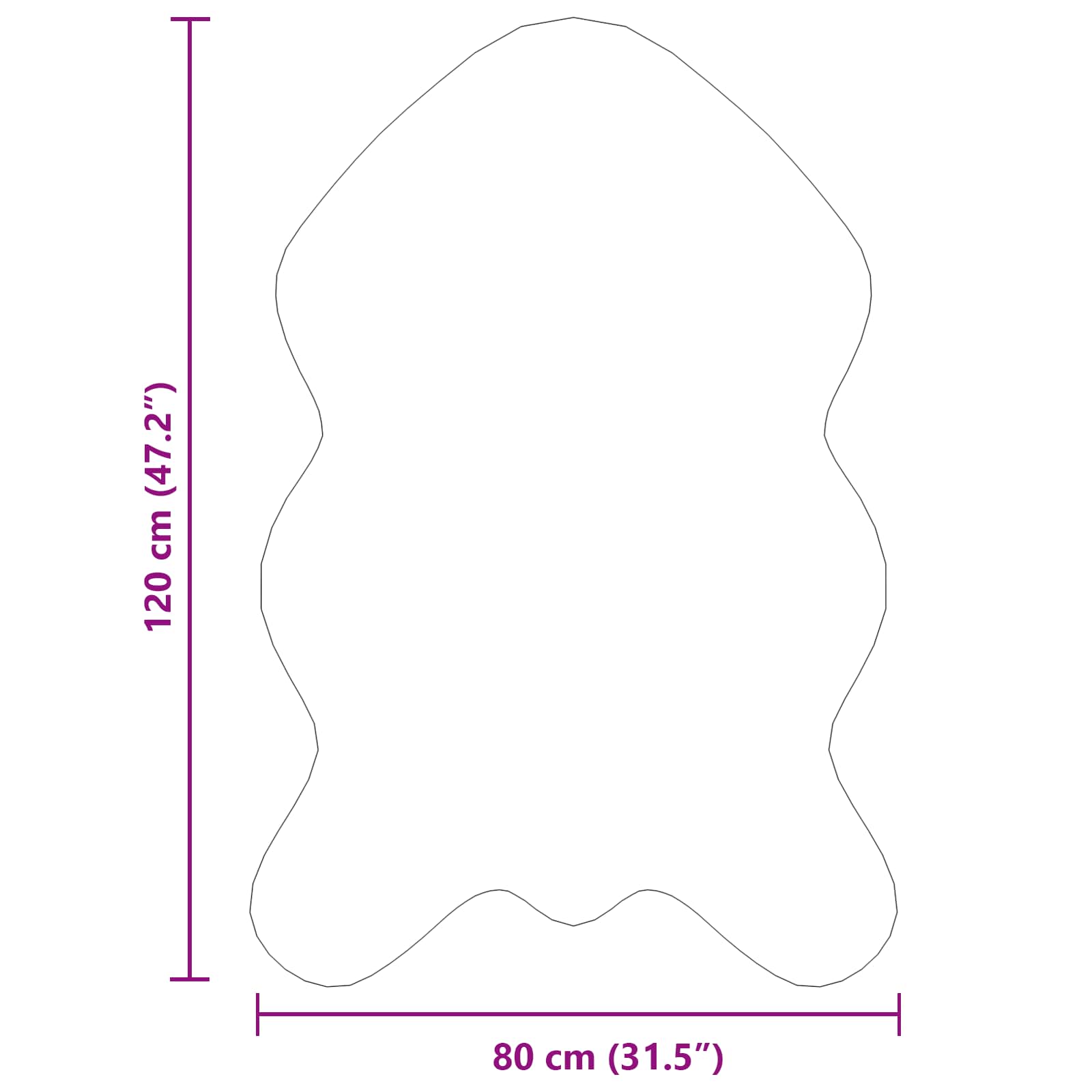 Nep Schapenvacht Tapijt Tafalla Roze 80 x 120 cm Polyester is nu te koop bij PeponiXL, paradijselijk wonen!