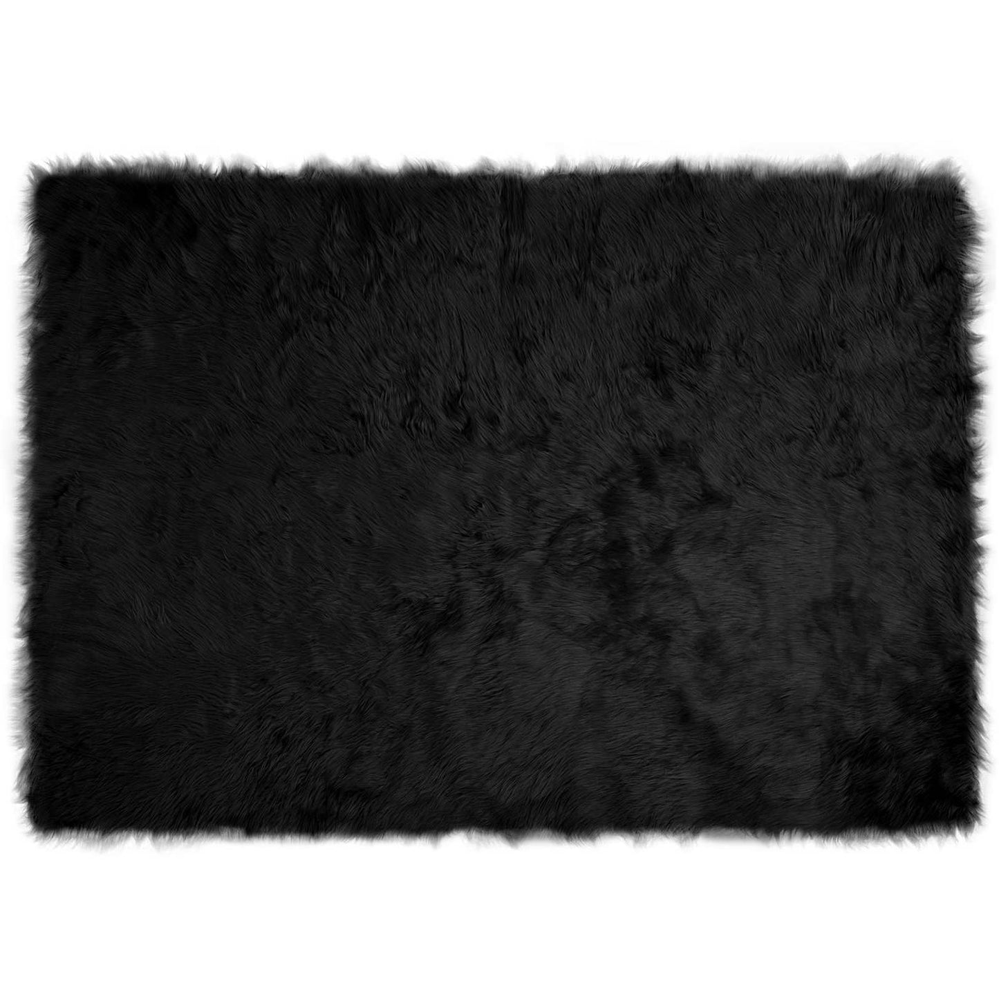Tapijt van imitatie TAFALLA Zwart 140 x 200 cm Polyester is nu te koop bij PeponiXL, paradijselijk wonen!