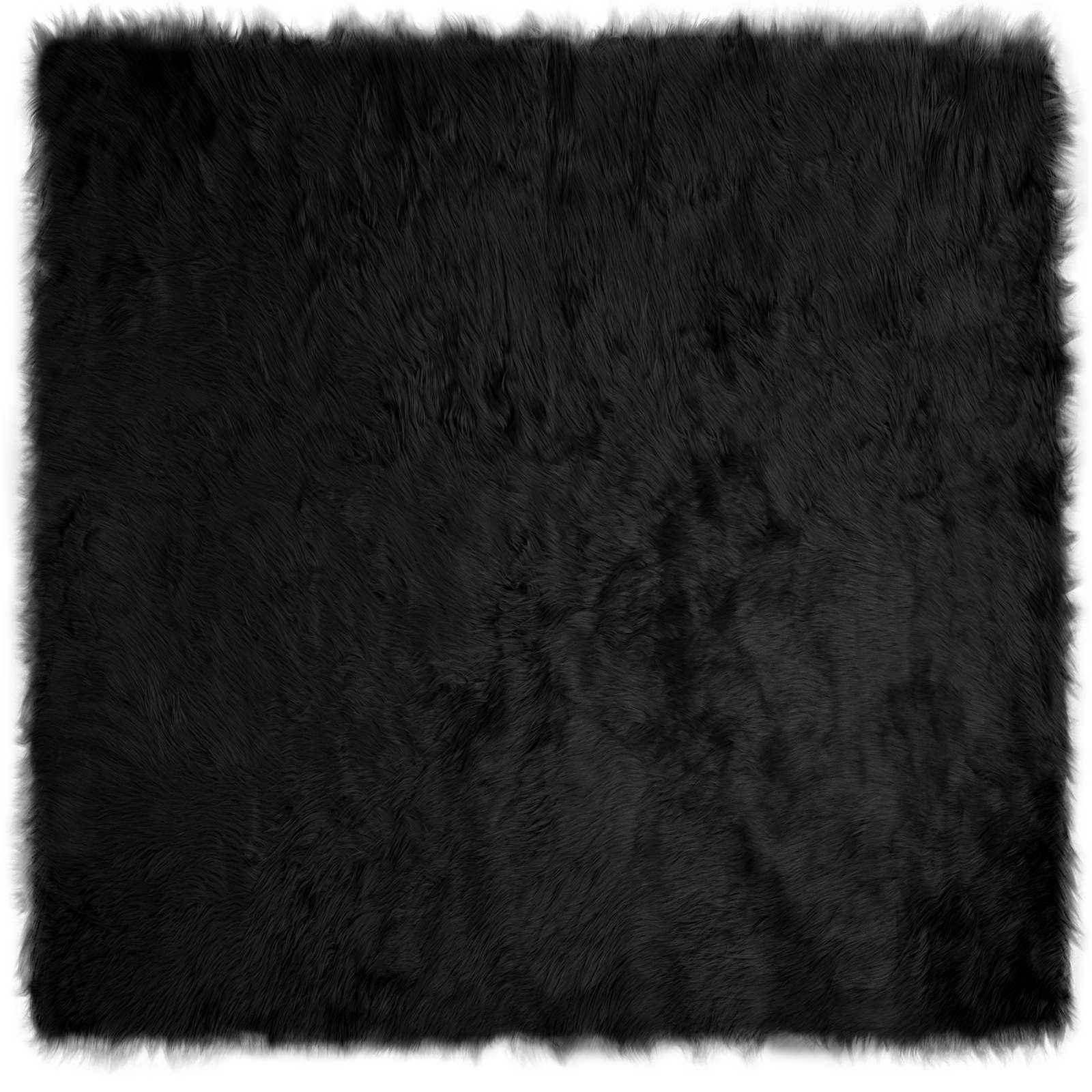 Tapijt van imitatie TAFALLA Zwart 240 x 240 cm Polyester is nu te koop bij PeponiXL, paradijselijk wonen!