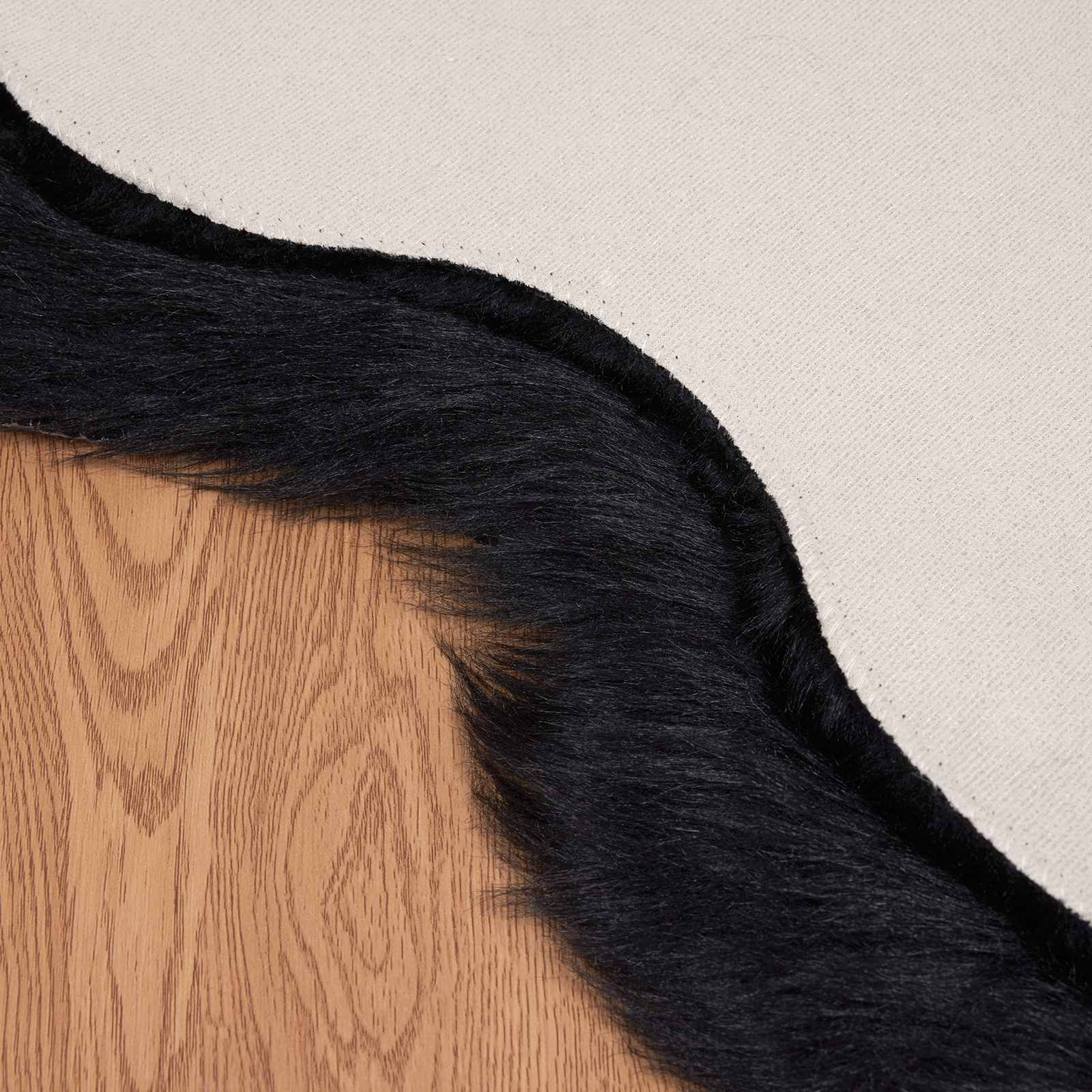 Tapijt van imitatie TAFALLA Zwart 50 x 80 cm Polyester is nu te koop bij PeponiXL, paradijselijk wonen!