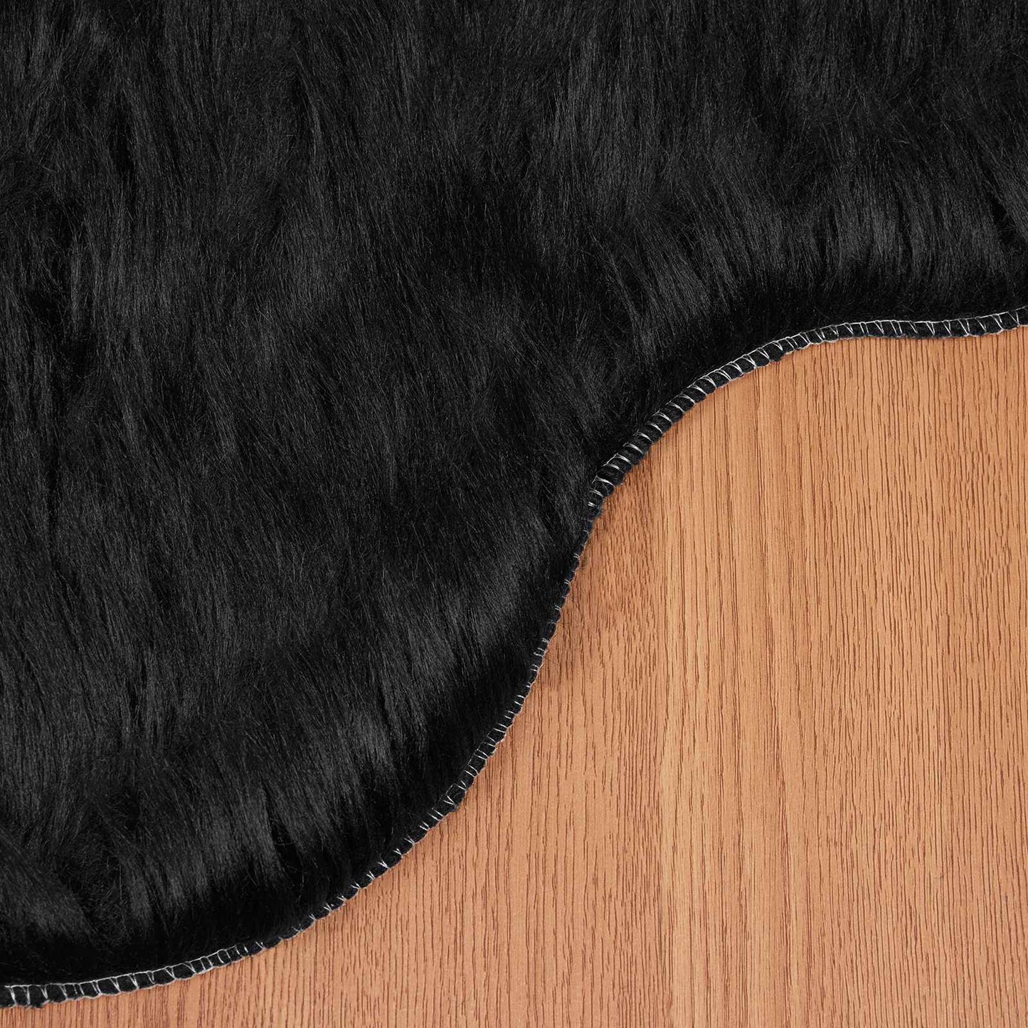 Tapijt van imitatie TAFALLA Zwart 80 x 120 cm Polyester is nu te koop bij PeponiXL, paradijselijk wonen!