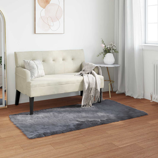 Tapijt van imitatie TAFALLA Antracietkleurig 80 x 150 cm is nu te koop bij PeponiXL, paradijselijk wonen!
