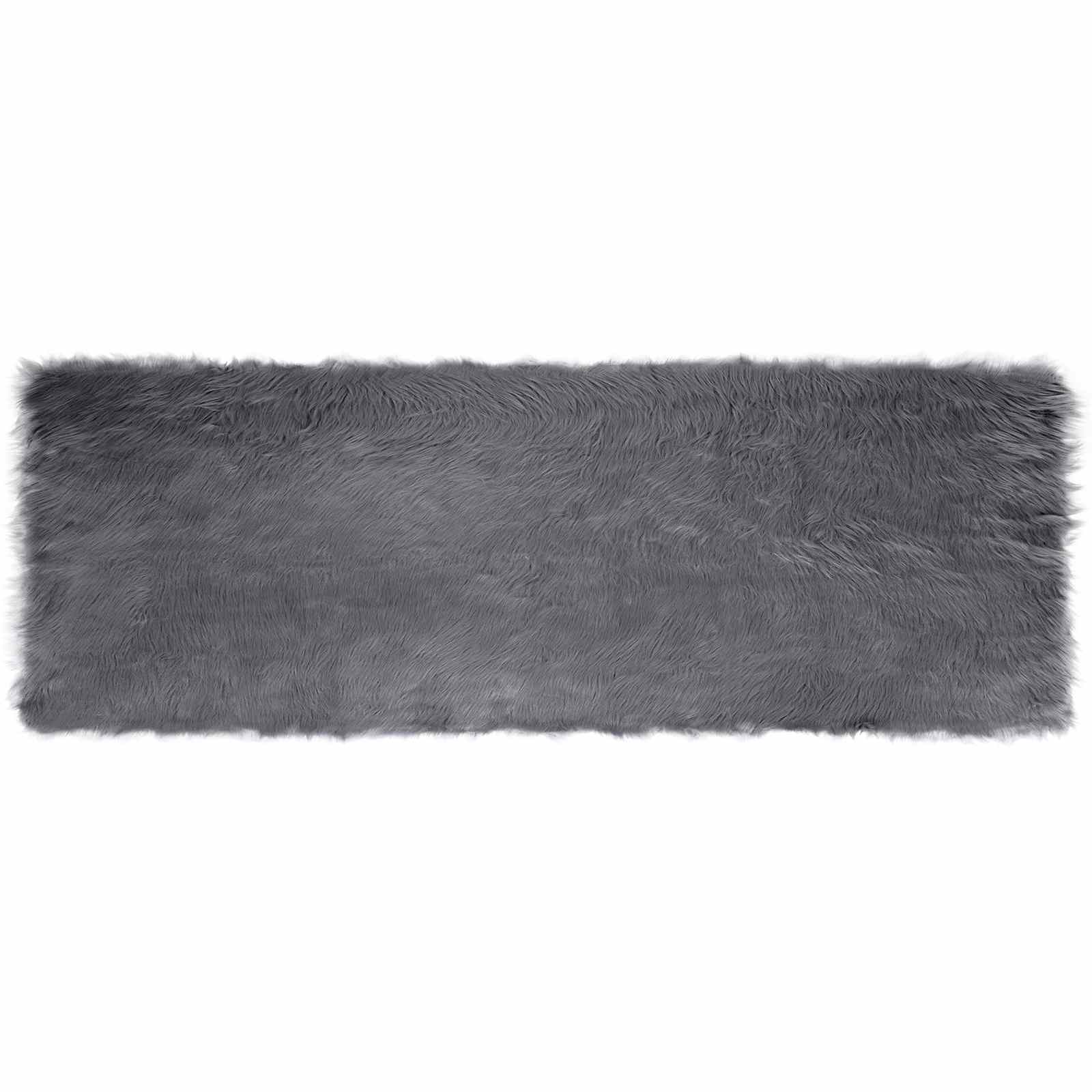 Tapijt van imitatie TAFALLA Antracietkleurig 80 x 250 cm is nu te koop bij PeponiXL, paradijselijk wonen!