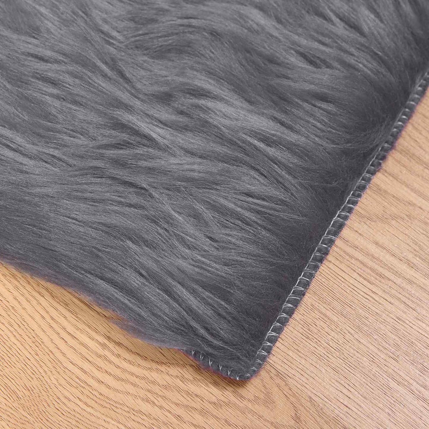 Tapijt van imitatie TAFALLA Antracietkleurig 140 x 200 cm is nu te koop bij PeponiXL, paradijselijk wonen!