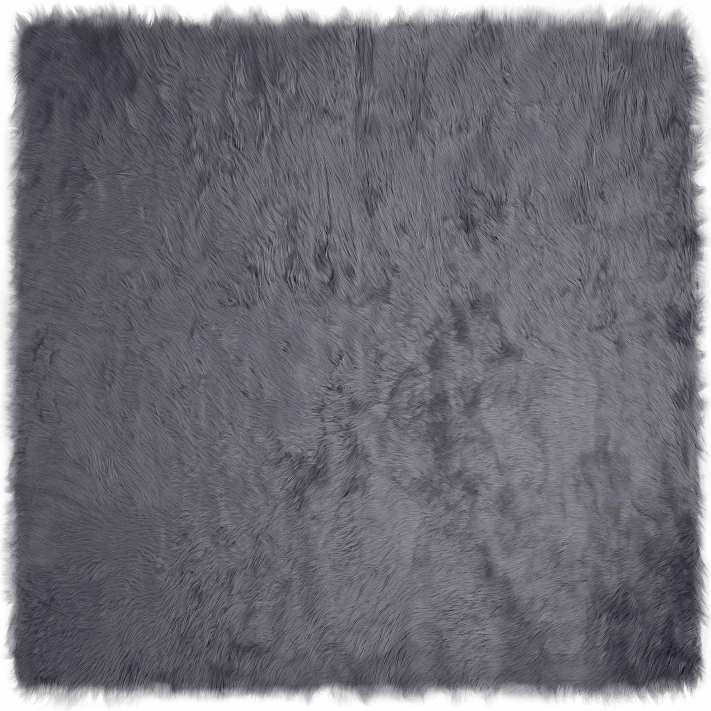 Tapijt van imitatie TAFALLA Antracietkleurig 120 x 120 cm is nu te koop bij PeponiXL, paradijselijk wonen!