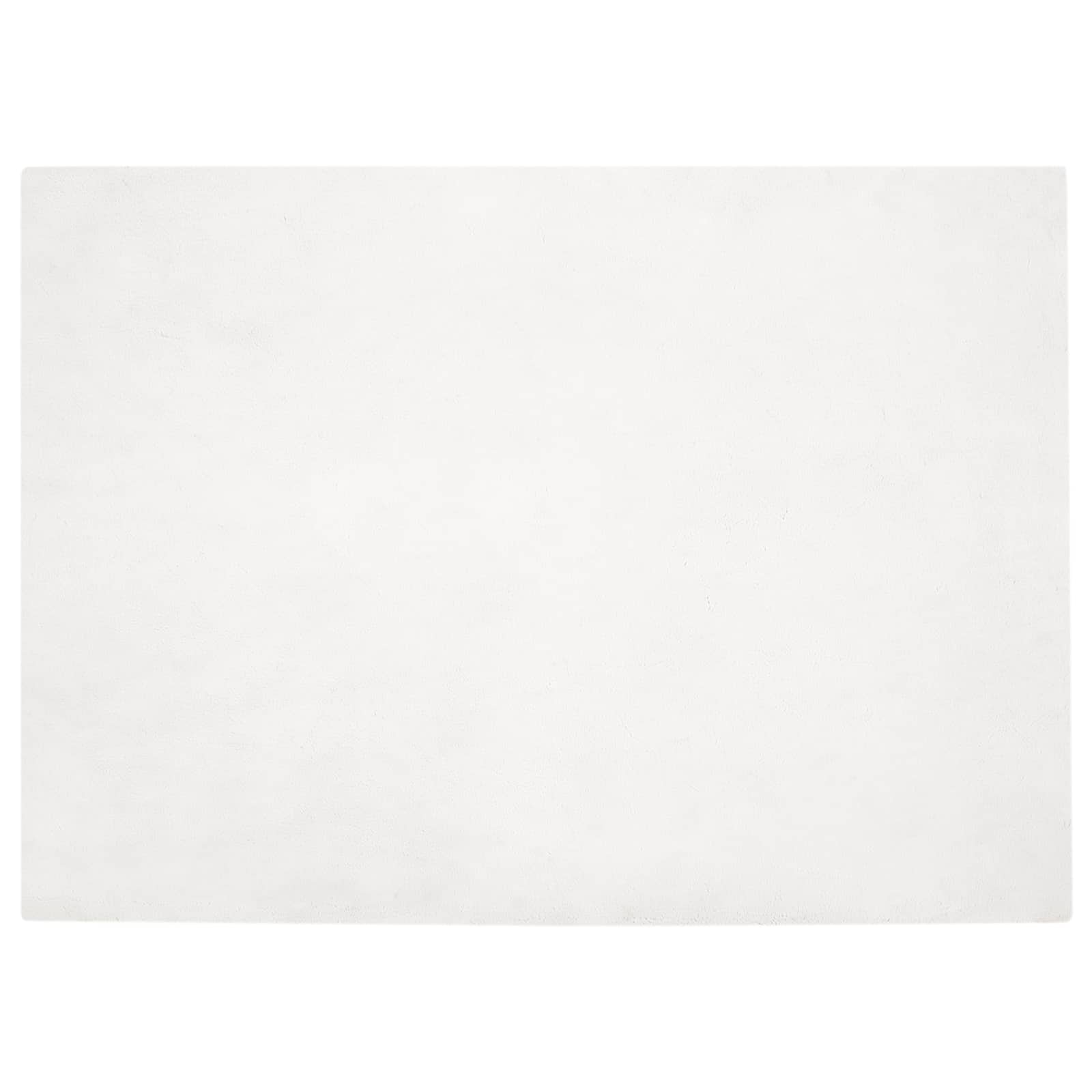 Antislip vloerkleed van imitatie konijnenbont OLITE Wit is nu te koop bij PeponiXL, paradijselijk wonen!