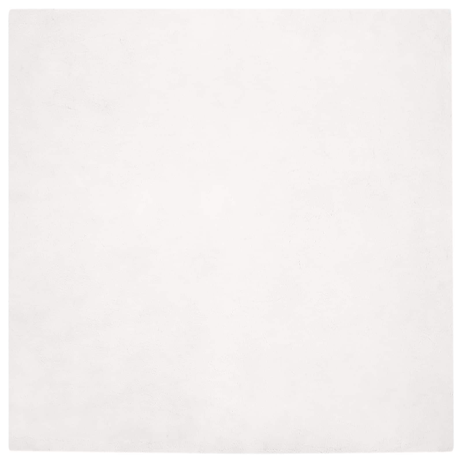 Antislip neplederen konijnenbont vloerkleed Olite Wit Polyester is nu te koop bij PeponiXL, paradijselijk wonen!