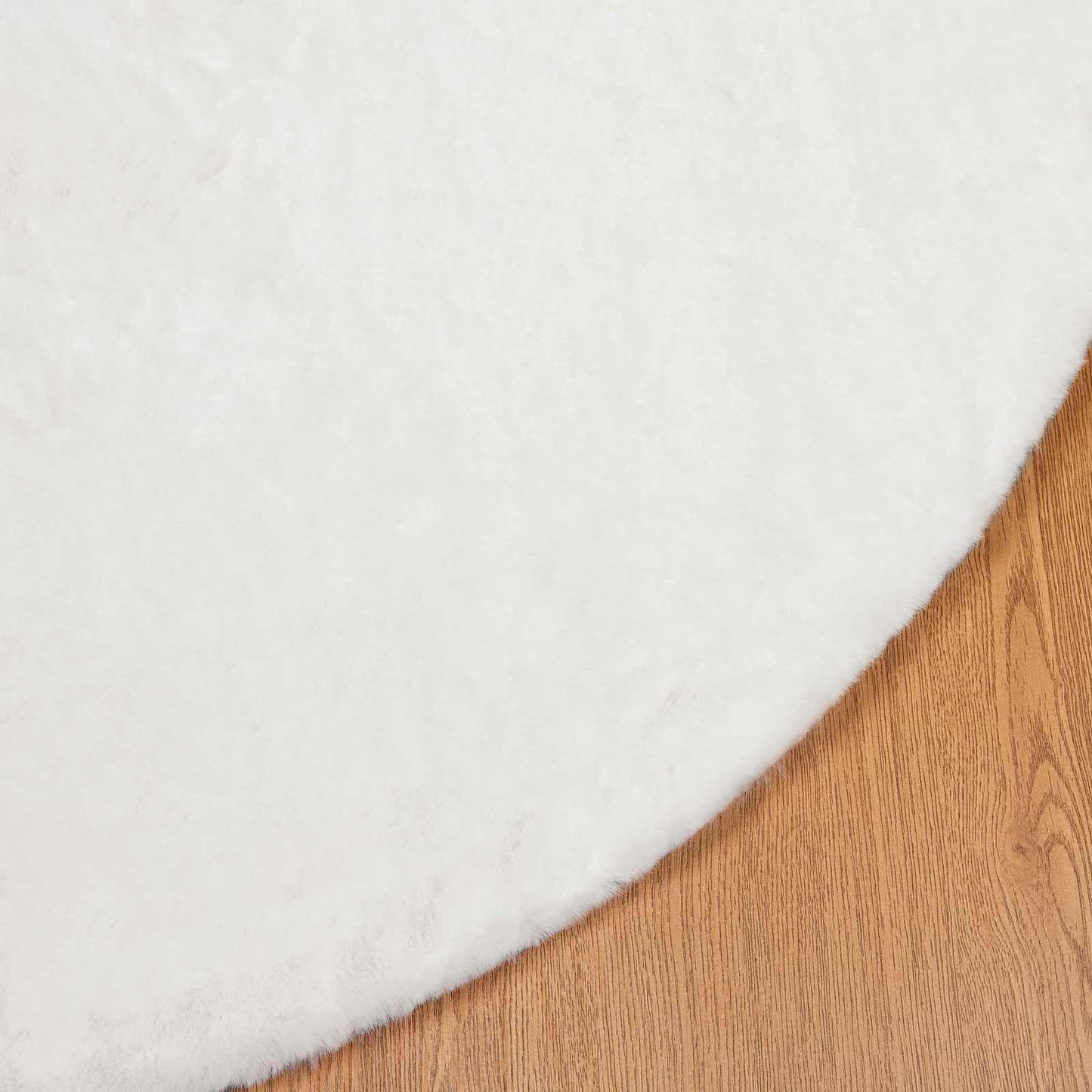 Antislip vloerkleed van imitatie konijnenbont OLITE Wit is nu te koop bij PeponiXL, paradijselijk wonen!