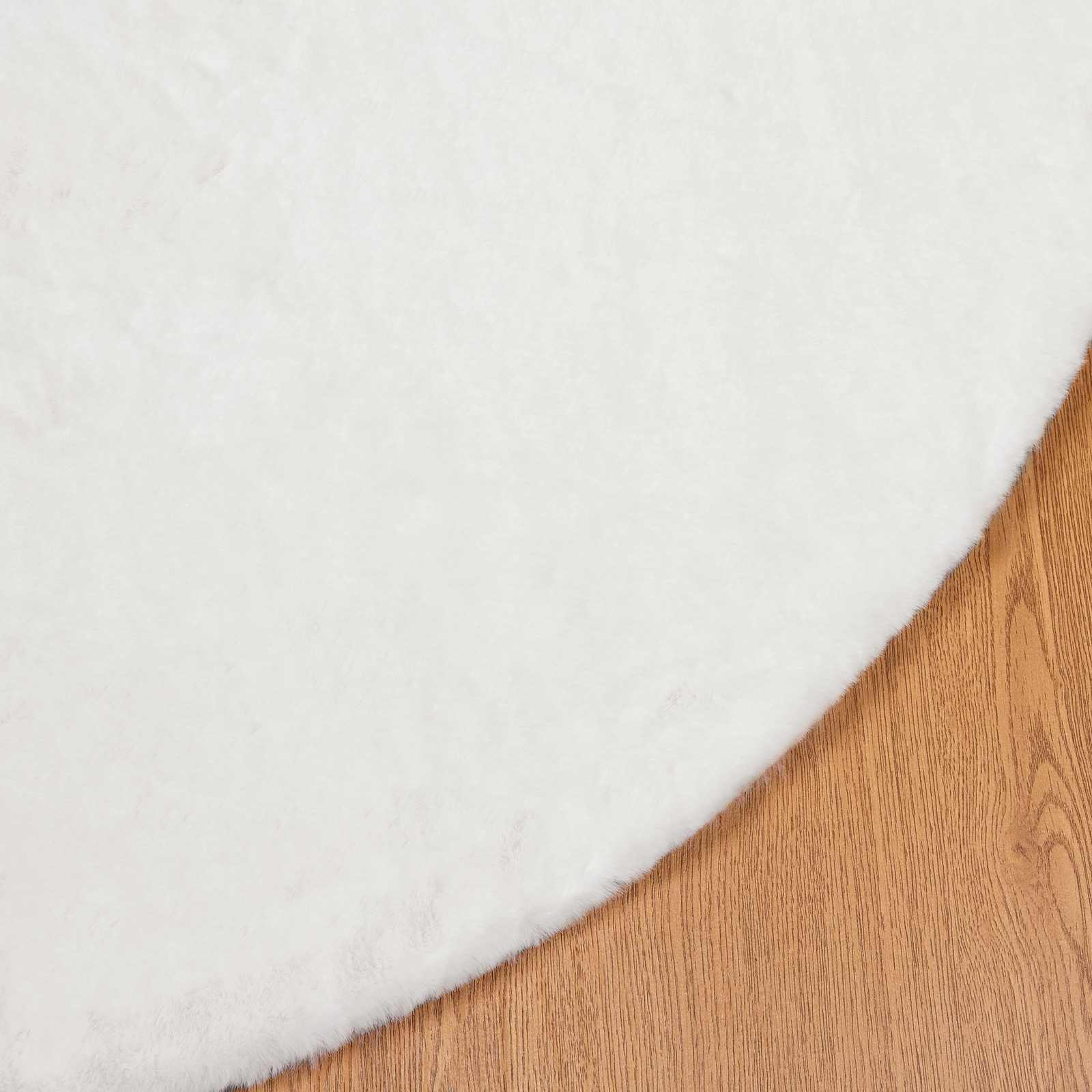 Antislip vloerkleed van imitatie konijnenbont OLITE Wit is nu te koop bij PeponiXL, paradijselijk wonen!