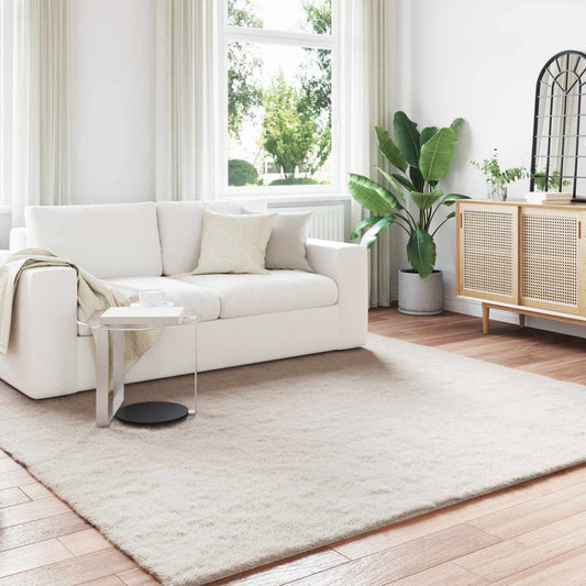 Antislip vloerkleed van imitatie konijnenbont OLITE Beige is nu te koop bij PeponiXL, paradijselijk wonen!