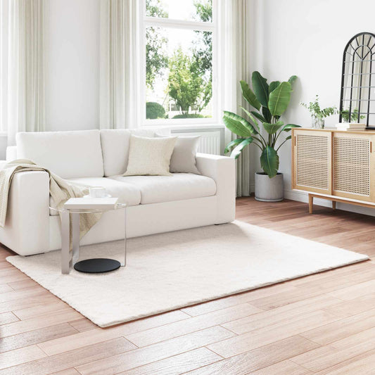 Antislip vloerkleed van imitatie konijnenbont OLITE Polyester is nu te koop bij PeponiXL, paradijselijk wonen!