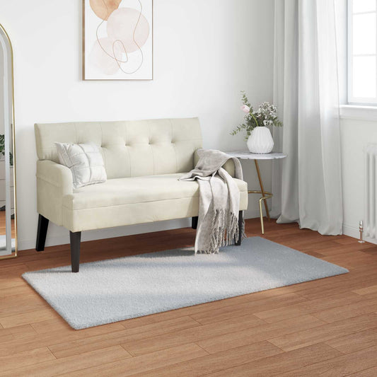 Antislip vloerkleed van imitatie konijnenbont OLITE Grijs is nu te koop bij PeponiXL, paradijselijk wonen!