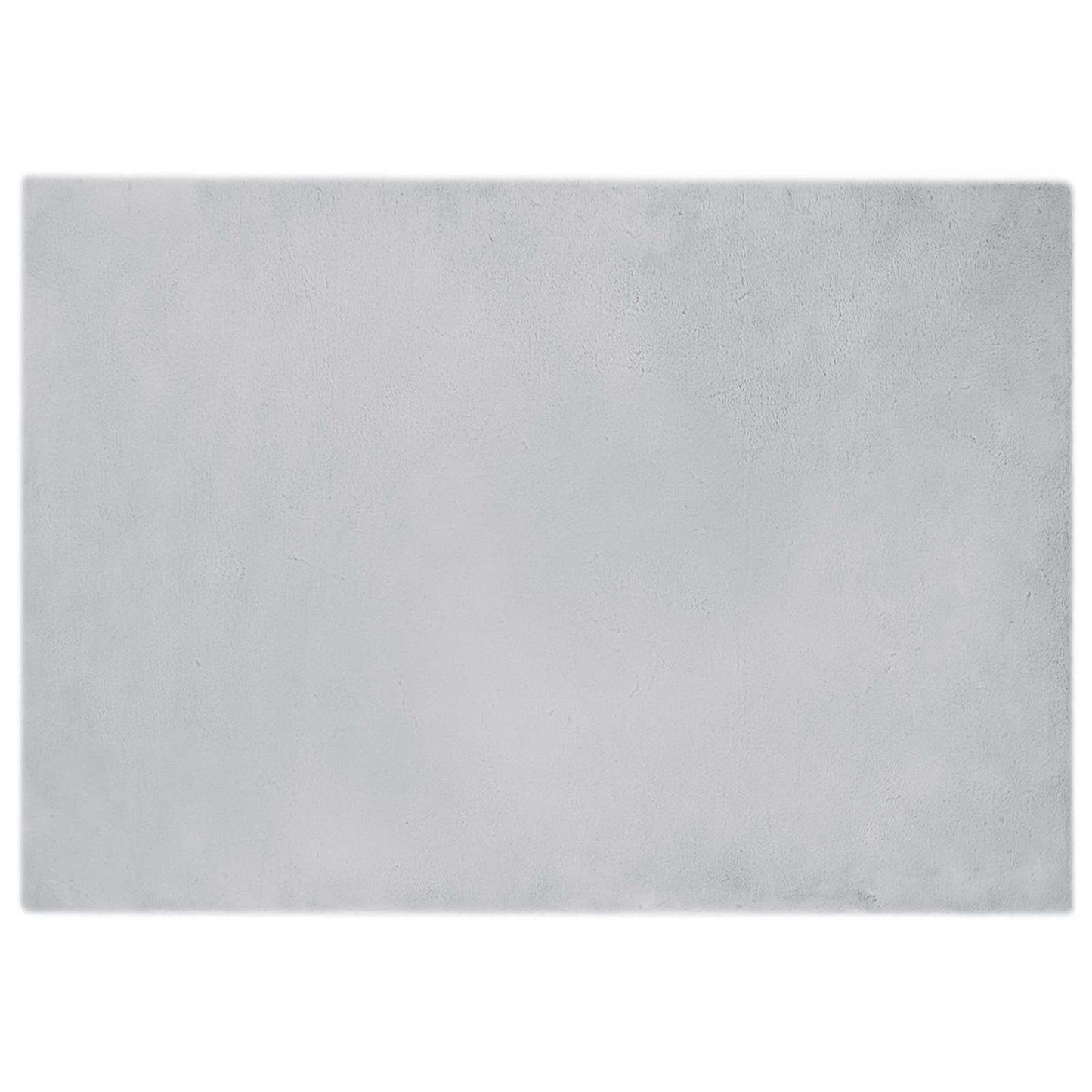 Antislip vloerkleed van imitatie konijnenbont OLITE Grijs is nu te koop bij PeponiXL, paradijselijk wonen!