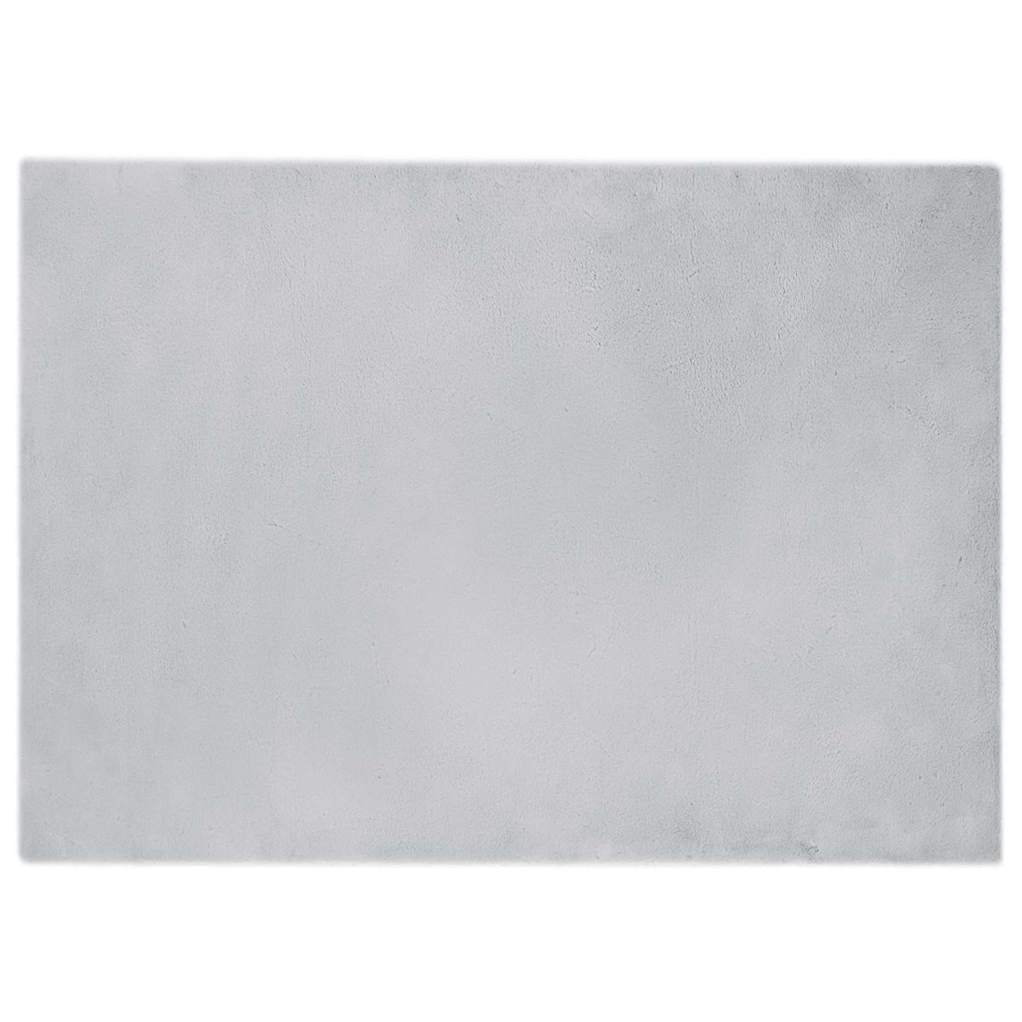 Antislip vloerkleed van imitatie konijnenbont OLITE Grijs is nu te koop bij PeponiXL, paradijselijk wonen!