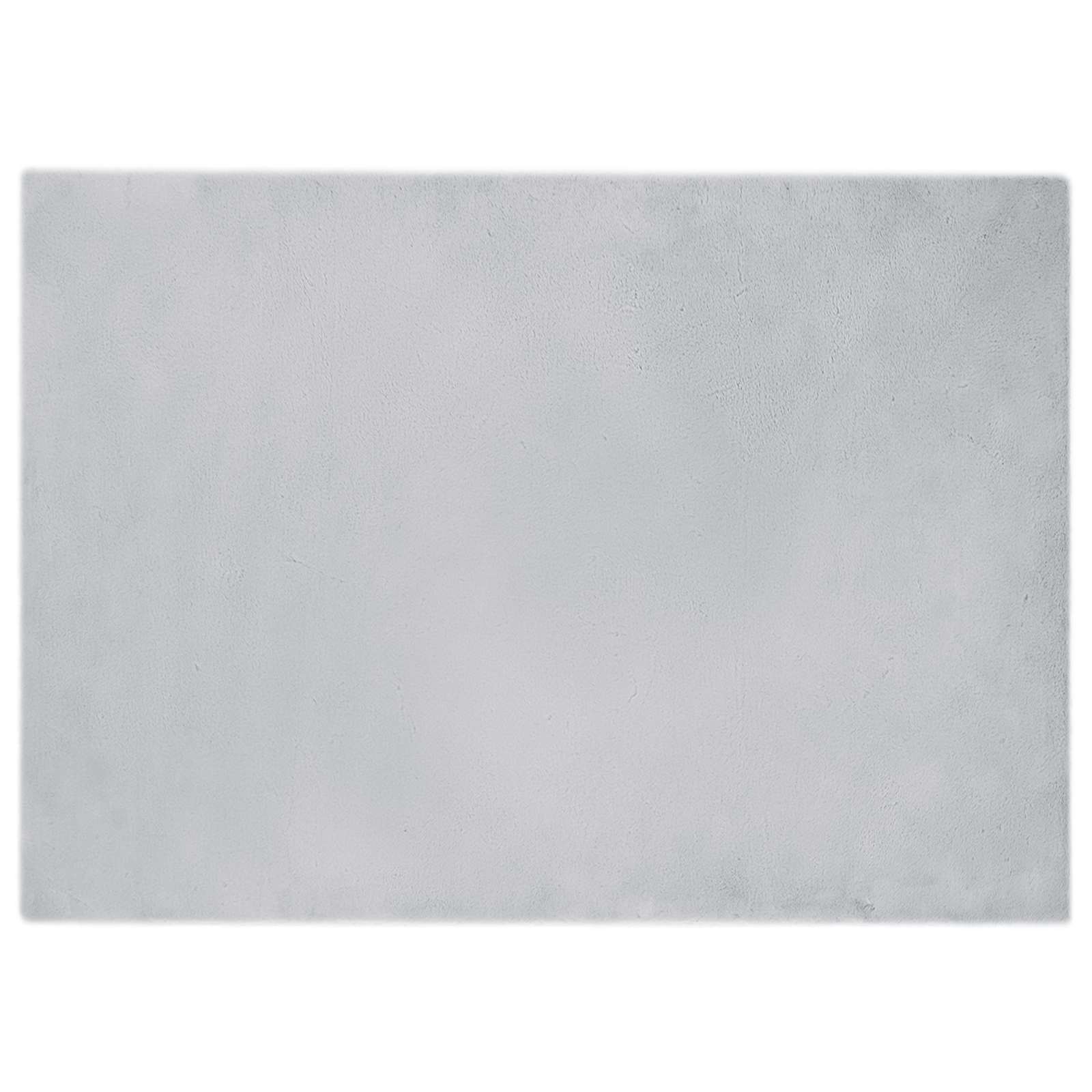 Antislip vloerkleed van imitatie konijnenbont OLITE Grijs is nu te koop bij PeponiXL, paradijselijk wonen!