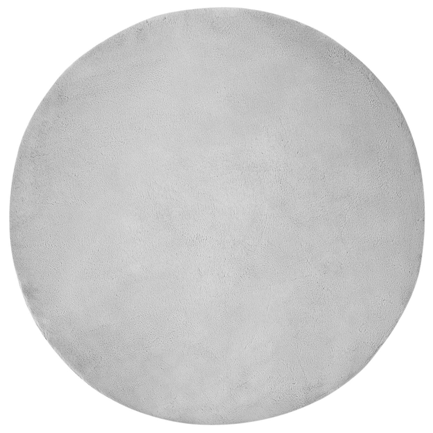 Antislip vloerkleed van imitatie konijnenbont OLITE Grijs is nu te koop bij PeponiXL, paradijselijk wonen!