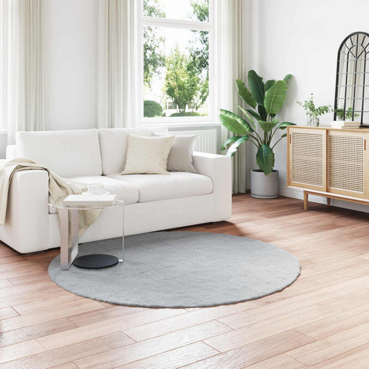 Antislip vloerkleed van imitatie konijnenbont OLITE Grijs is nu te koop bij PeponiXL, paradijselijk wonen!