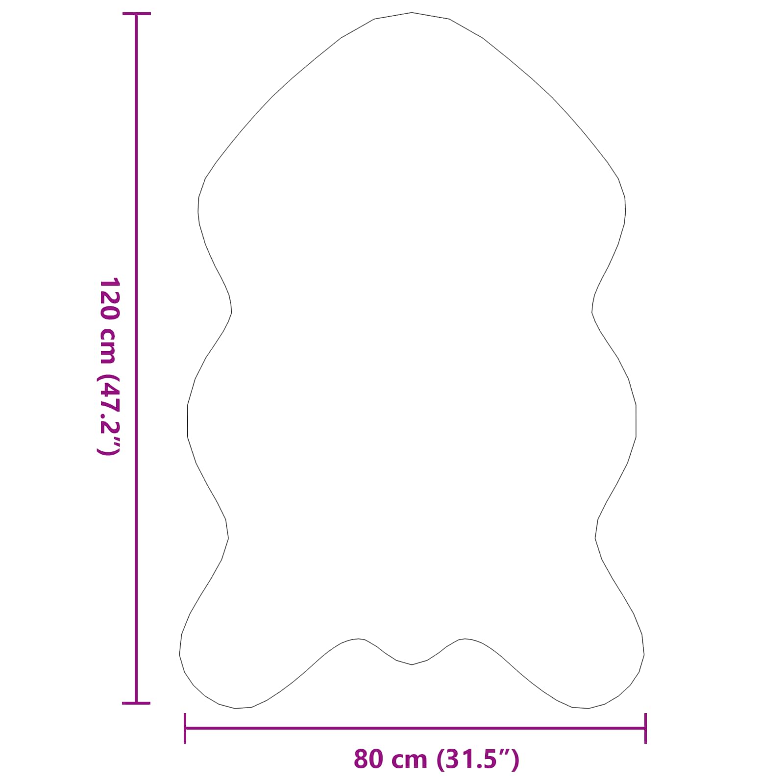 Antislip vloerkleed van imitatie konijnenbont OLITE Grijs is nu te koop bij PeponiXL, paradijselijk wonen!