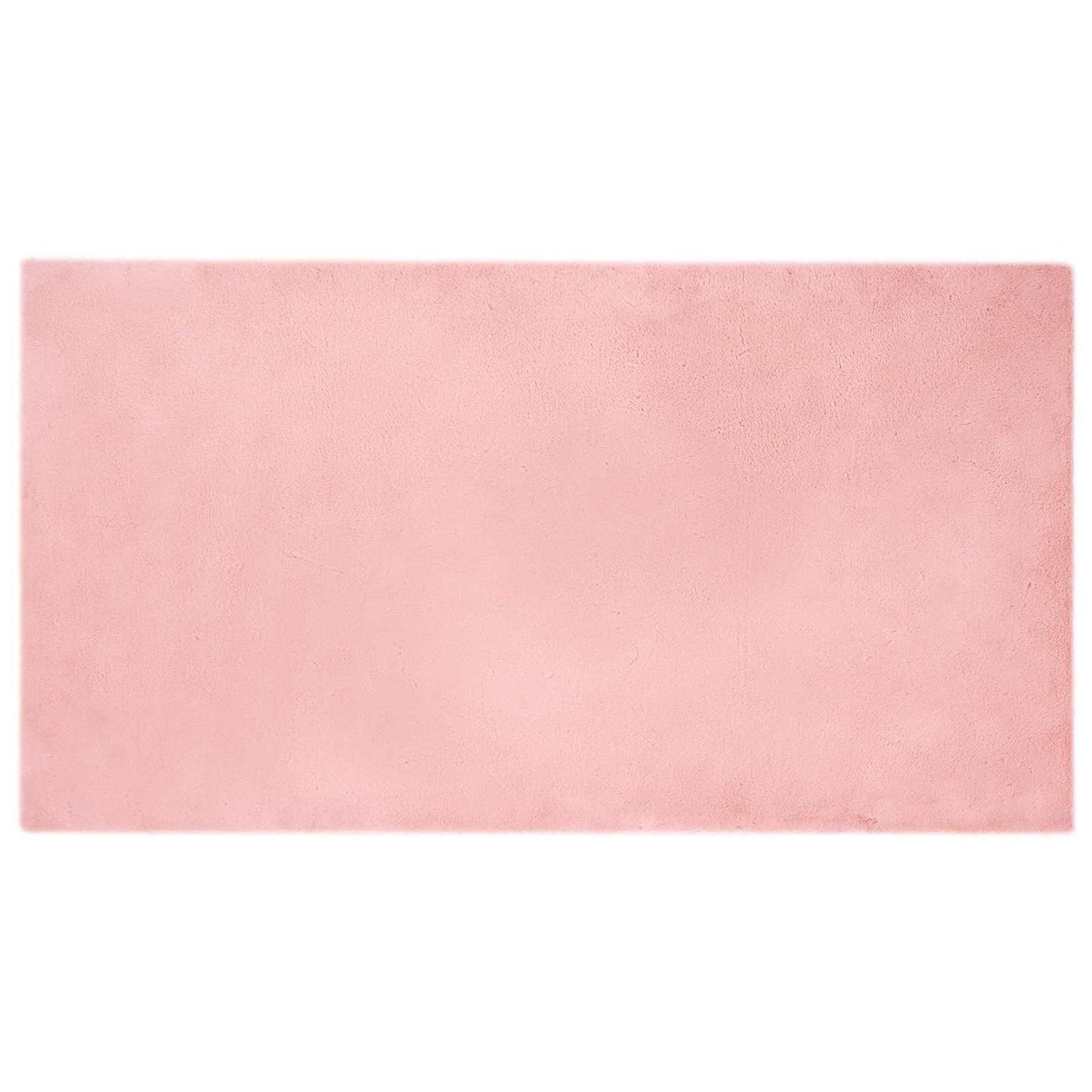 Antislip vloerkleed van imitatie konijnenbont OLITE Roze is nu te koop bij PeponiXL, paradijselijk wonen!