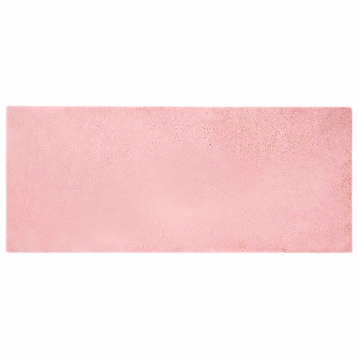 Antislip neplederen konijnenbont vloerkleed Olite Roze is nu te koop bij PeponiXL, paradijselijk wonen!