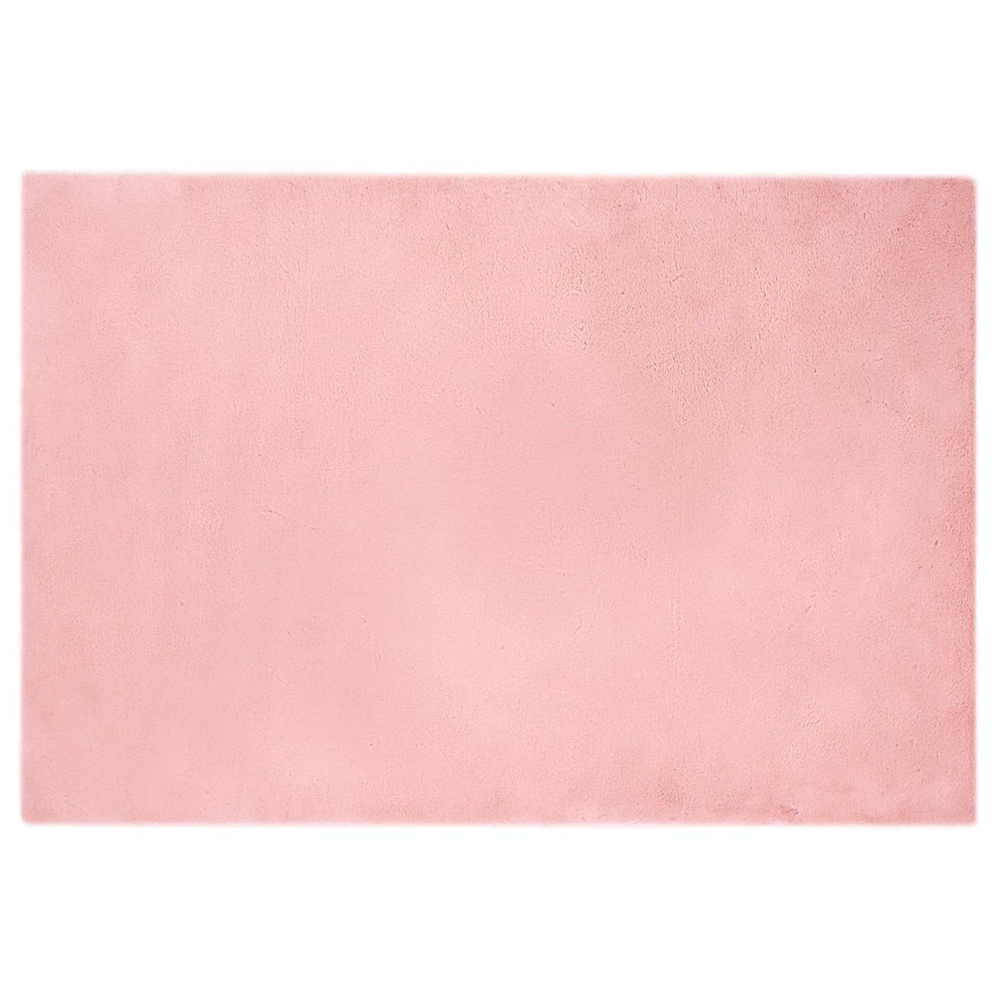 Antislip vloerkleed van imitatie konijnenbont OLITE Roze is nu te koop bij PeponiXL, paradijselijk wonen!