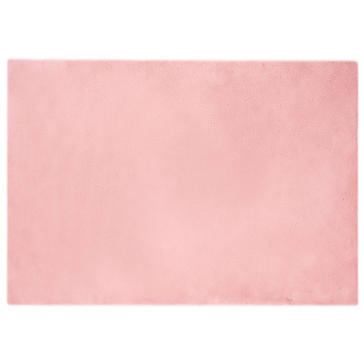 Antislip vloerkleed van imitatie konijnenbont OLITE Roze is nu te koop bij PeponiXL, paradijselijk wonen!