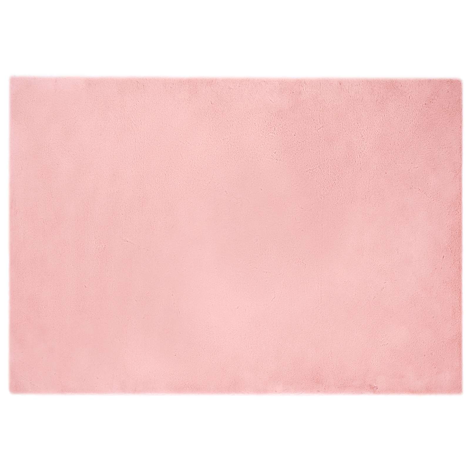 Antislip vloerkleed van imitatie konijnenbont OLITE Roze is nu te koop bij PeponiXL, paradijselijk wonen!