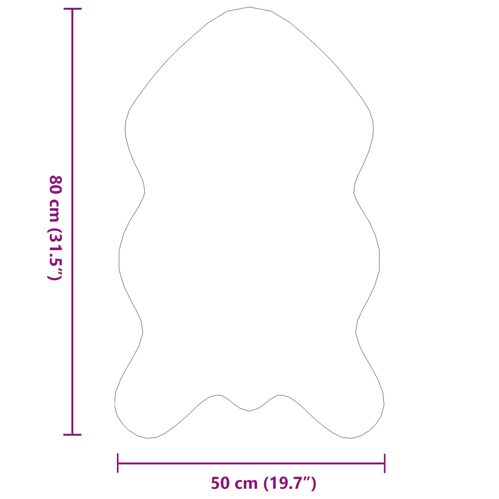 Antislip vloerkleed van imitatie konijnenbont OLITE Roze is nu te koop bij PeponiXL, paradijselijk wonen!