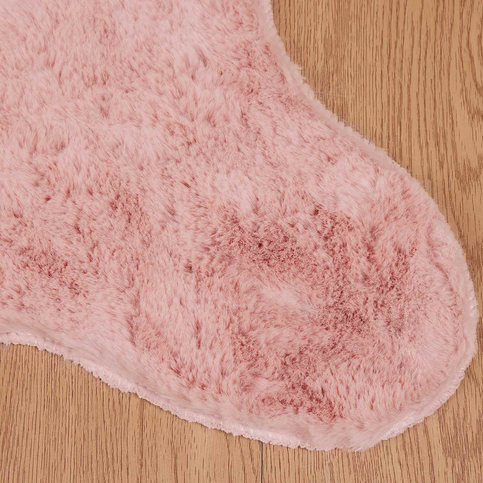 Antislip vloerkleed van imitatie konijnenbont OLITE Roze is nu te koop bij PeponiXL, paradijselijk wonen!