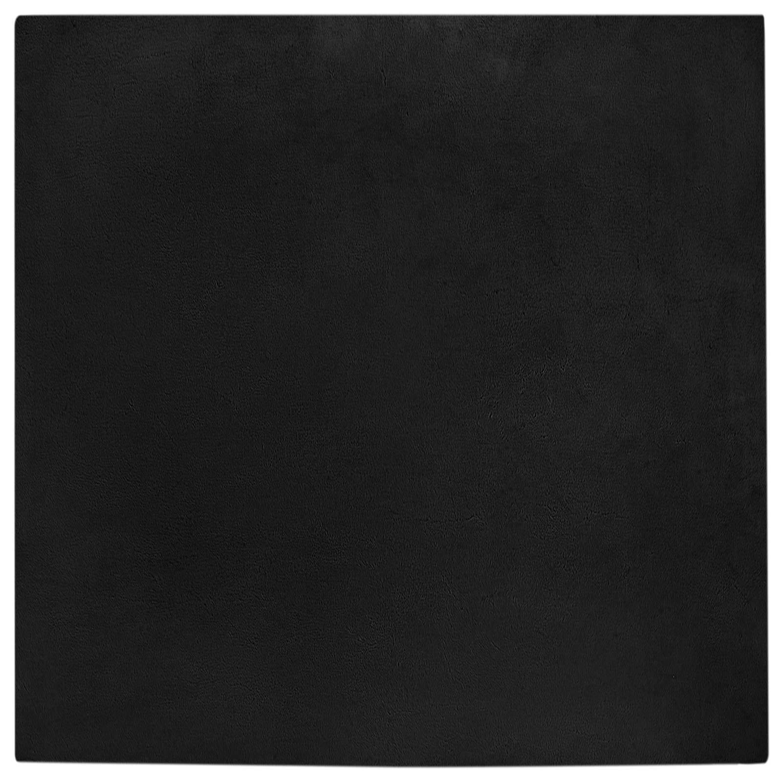 Antislip vloerkleed van imitatie konijnenbont OLITE Zwart is nu te koop bij PeponiXL, paradijselijk wonen!