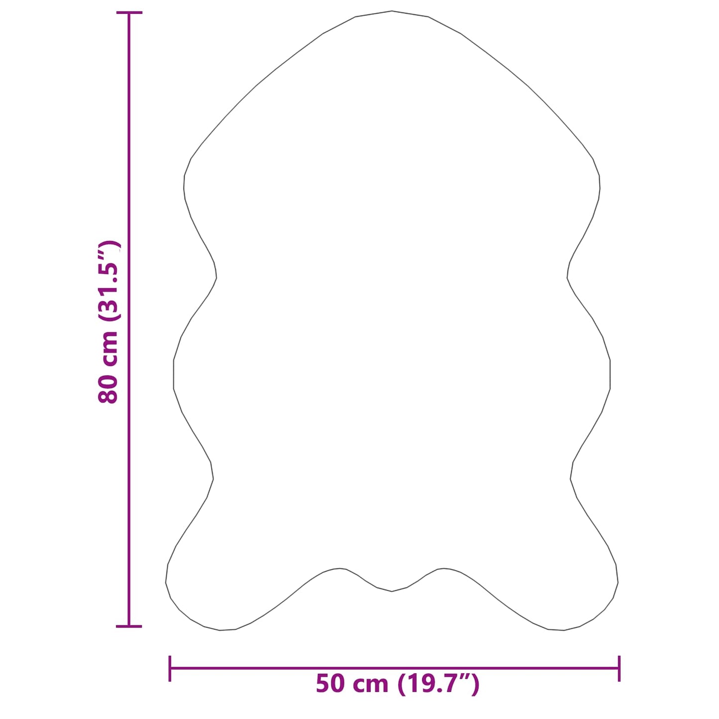 Antislip vloerkleed van imitatie konijnenbont OLITE Zwart is nu te koop bij PeponiXL, paradijselijk wonen!