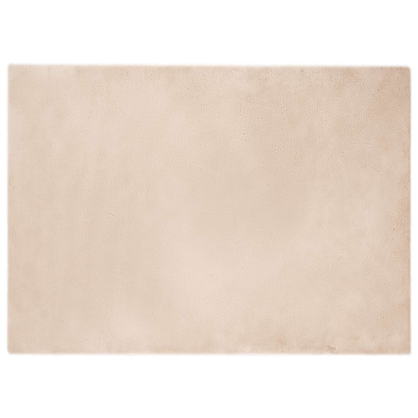Antislip vloerkleed van imitatie konijnenbont OLITE Taupe is nu te koop bij PeponiXL, paradijselijk wonen!