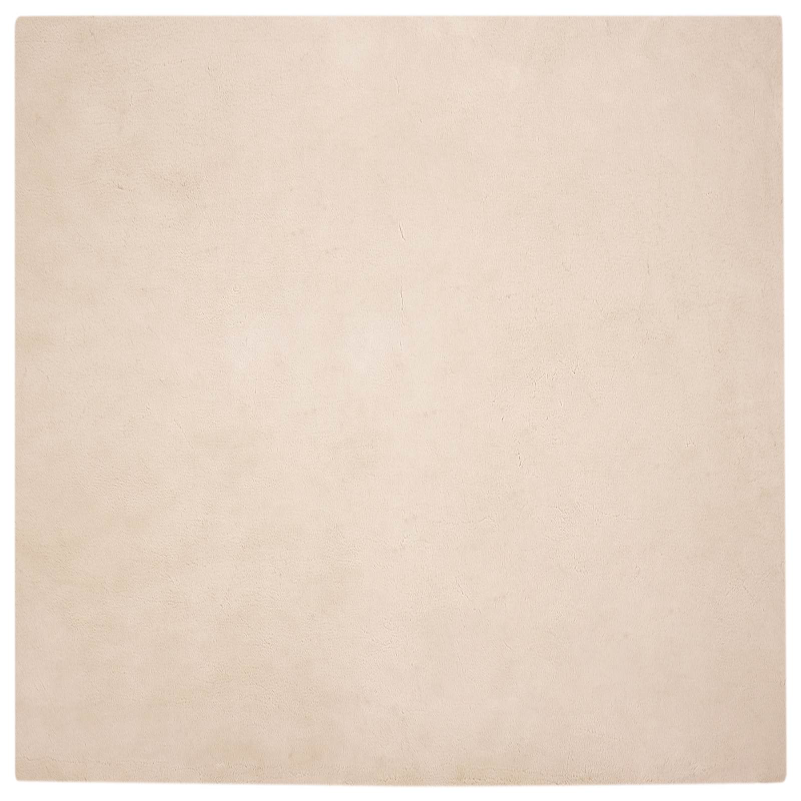 Antislip neplederen konijnenbont vloerkleed Olite Taupe is nu te koop bij PeponiXL, paradijselijk wonen!