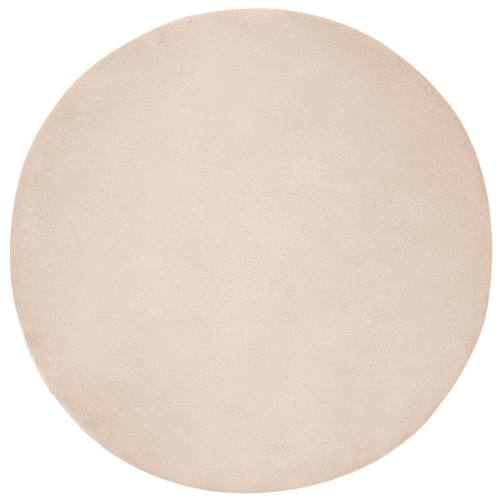 Antislip neplederen konijnenbont vloerkleed Olite Taupe is nu te koop bij PeponiXL, paradijselijk wonen!