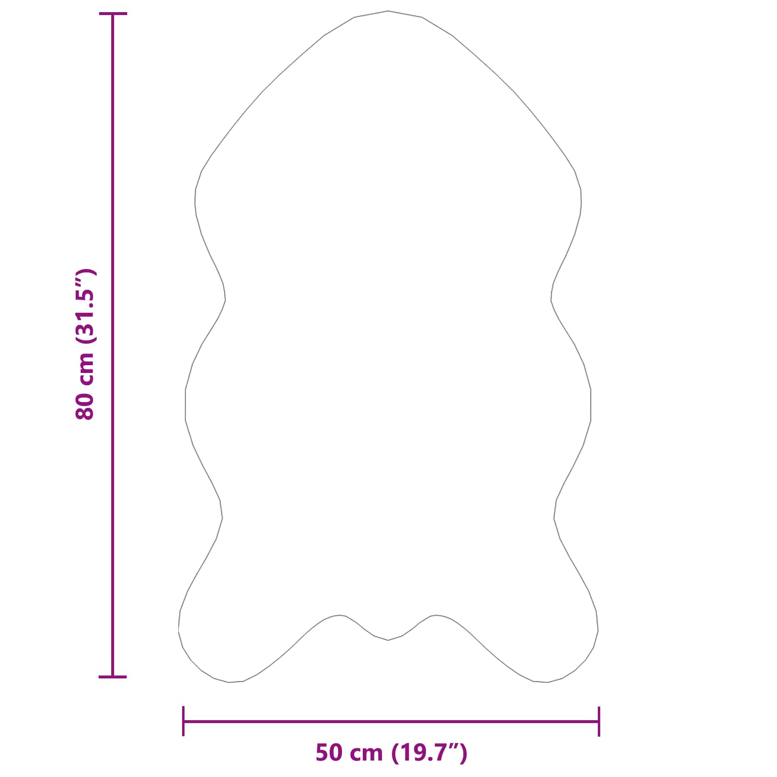 Antislip vloerkleed van imitatie konijnenbont OLITE Taupe is nu te koop bij PeponiXL, paradijselijk wonen!