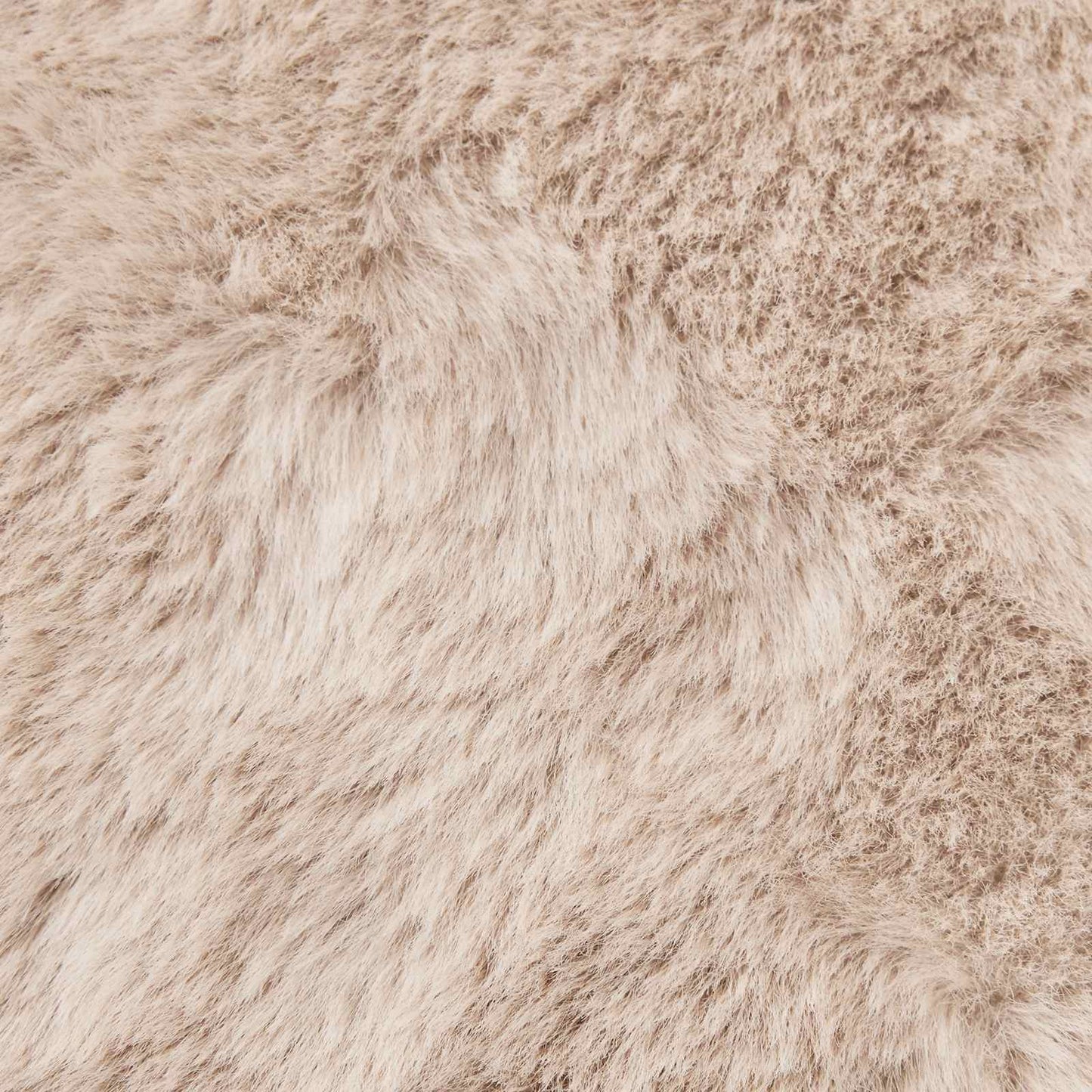 Antislip vloerkleed van imitatie konijnenbont OLITE Taupe is nu te koop bij PeponiXL, paradijselijk wonen!