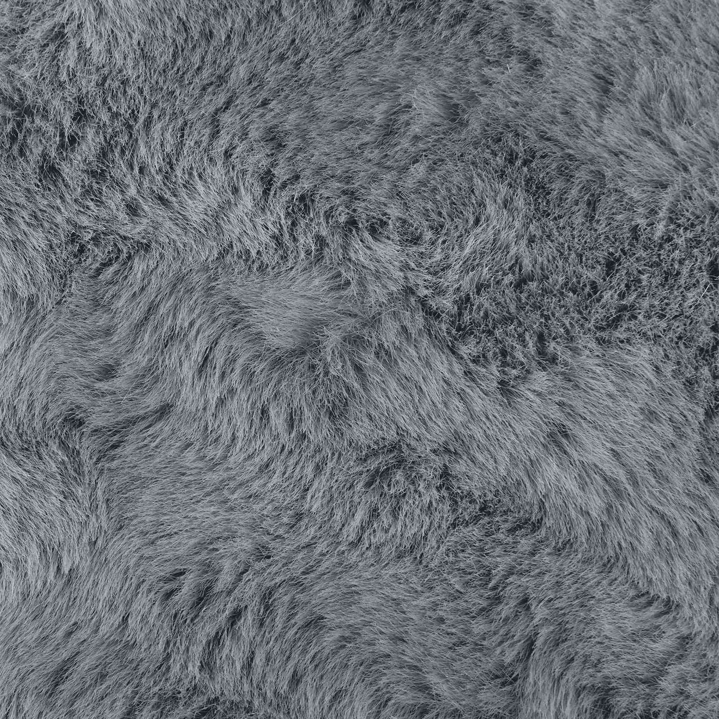 Antislip neplederen konijnenbont vloerkleed Olite Antraciet is nu te koop bij PeponiXL, paradijselijk wonen!
