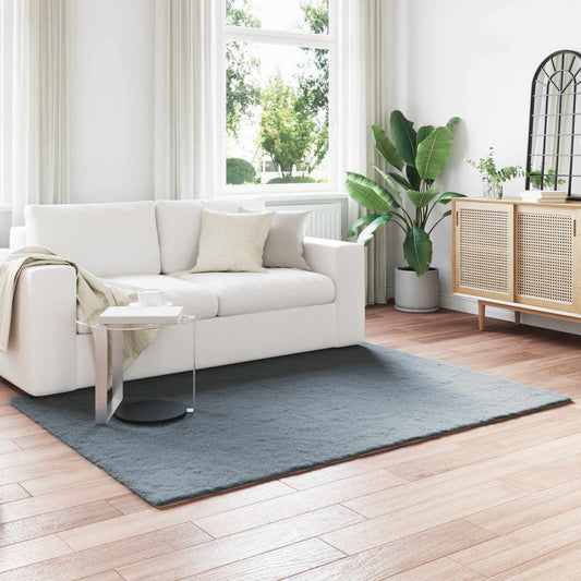 Antislip vloerkleed van imitatie konijnenbont OLITE Polyester is nu te koop bij PeponiXL, paradijselijk wonen!