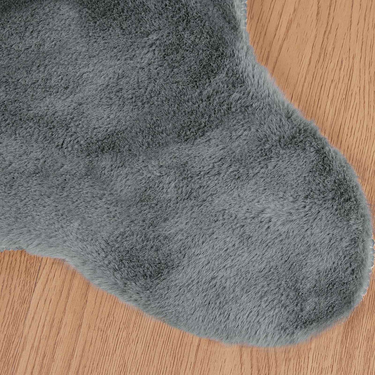 Antislip vloerkleed van imitatie konijnenbont OLITE 60 x 90 cm is nu te koop bij PeponiXL, paradijselijk wonen!
