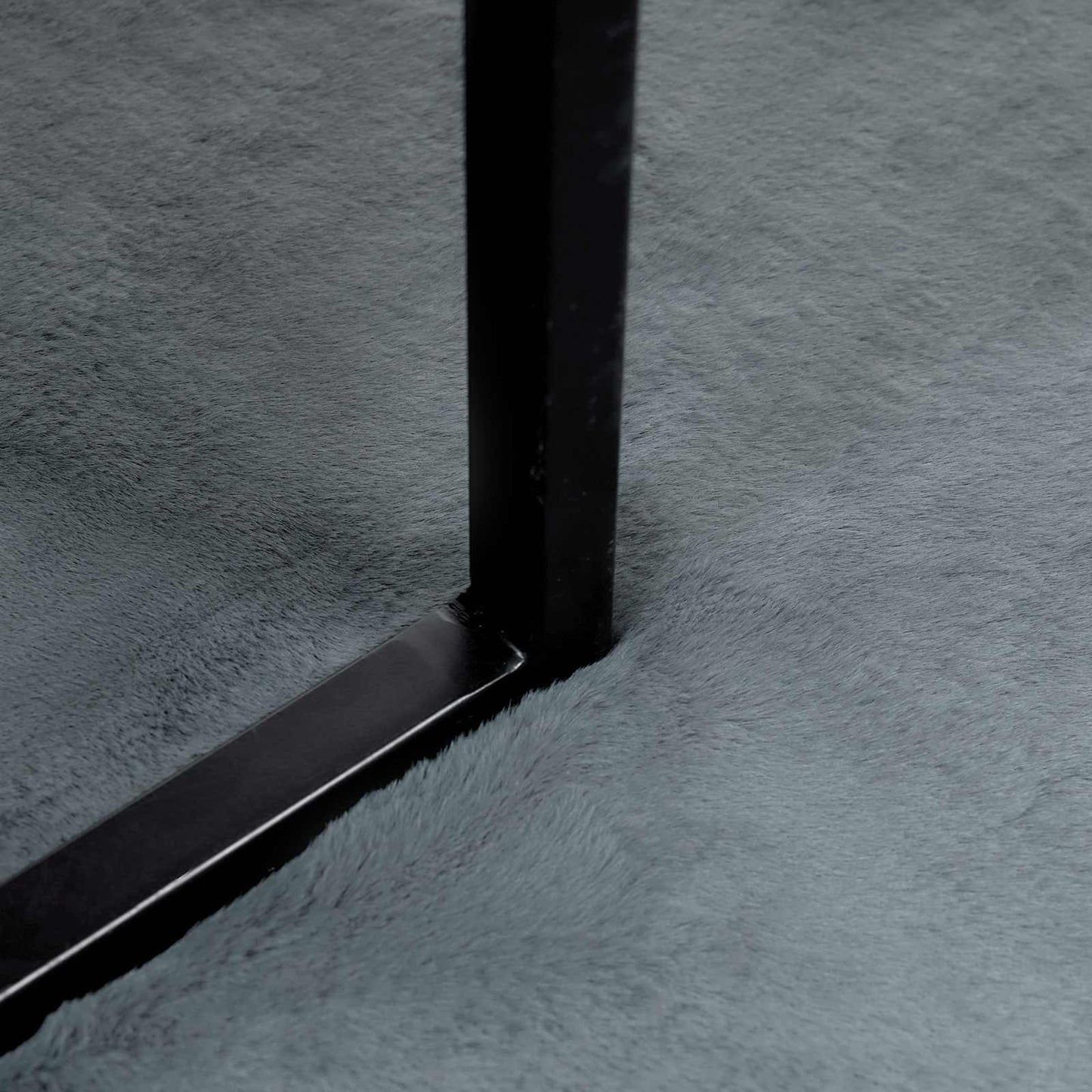 Antislip vloerkleed van imitatie konijnenbont OLITE 80 x 120 cm is nu te koop bij PeponiXL, paradijselijk wonen!