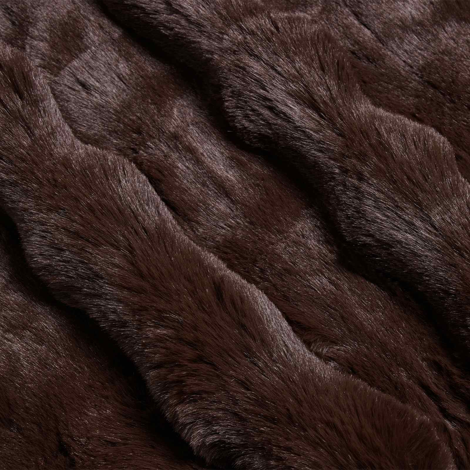 Antislip deken van imitatie konijnenbont Olite Kameel Polyester is nu te koop bij PeponiXL, paradijselijk wonen!
