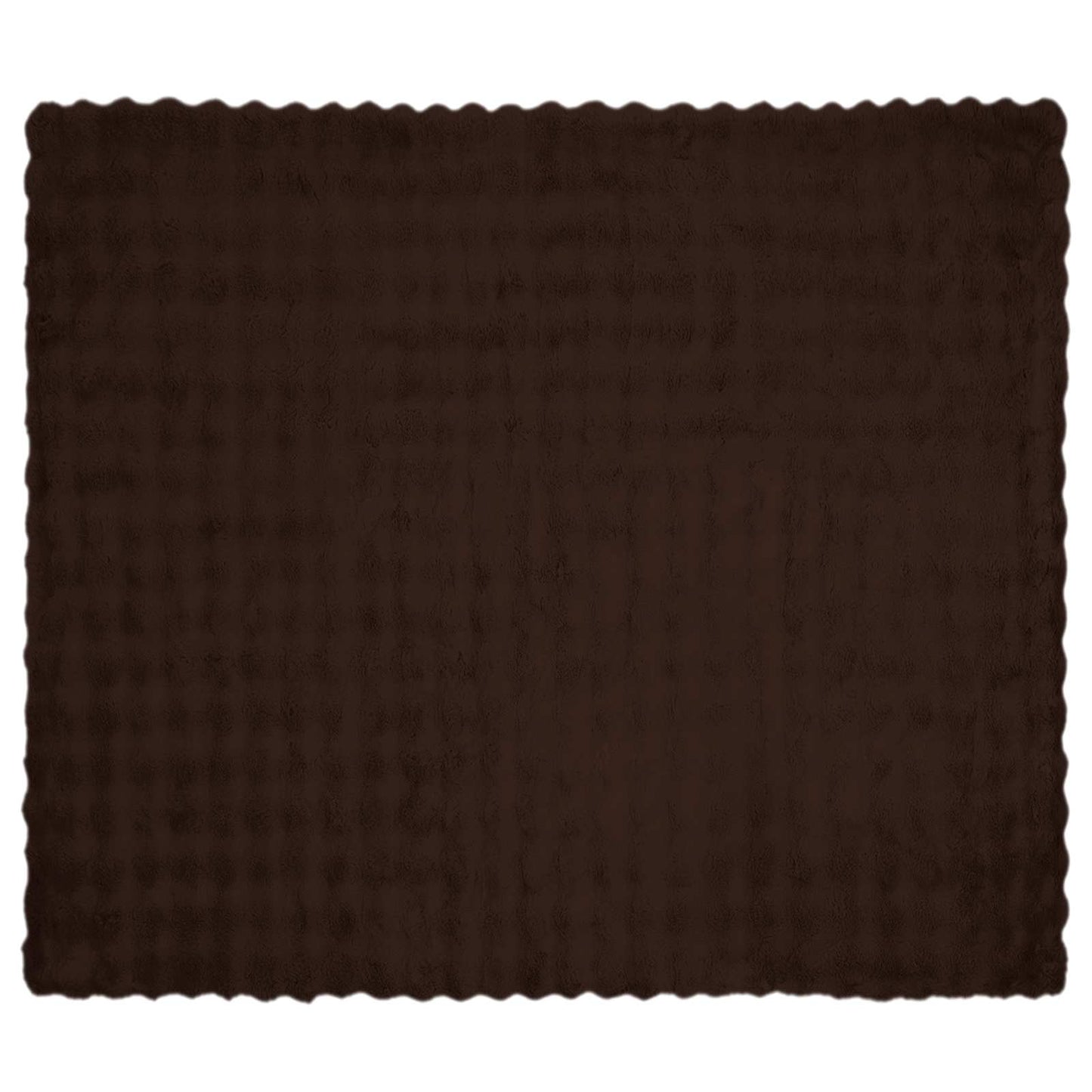 Antislip deken van imitatie konijnenbont Olite 4 pcs Kameel is nu te koop bij PeponiXL, paradijselijk wonen!
