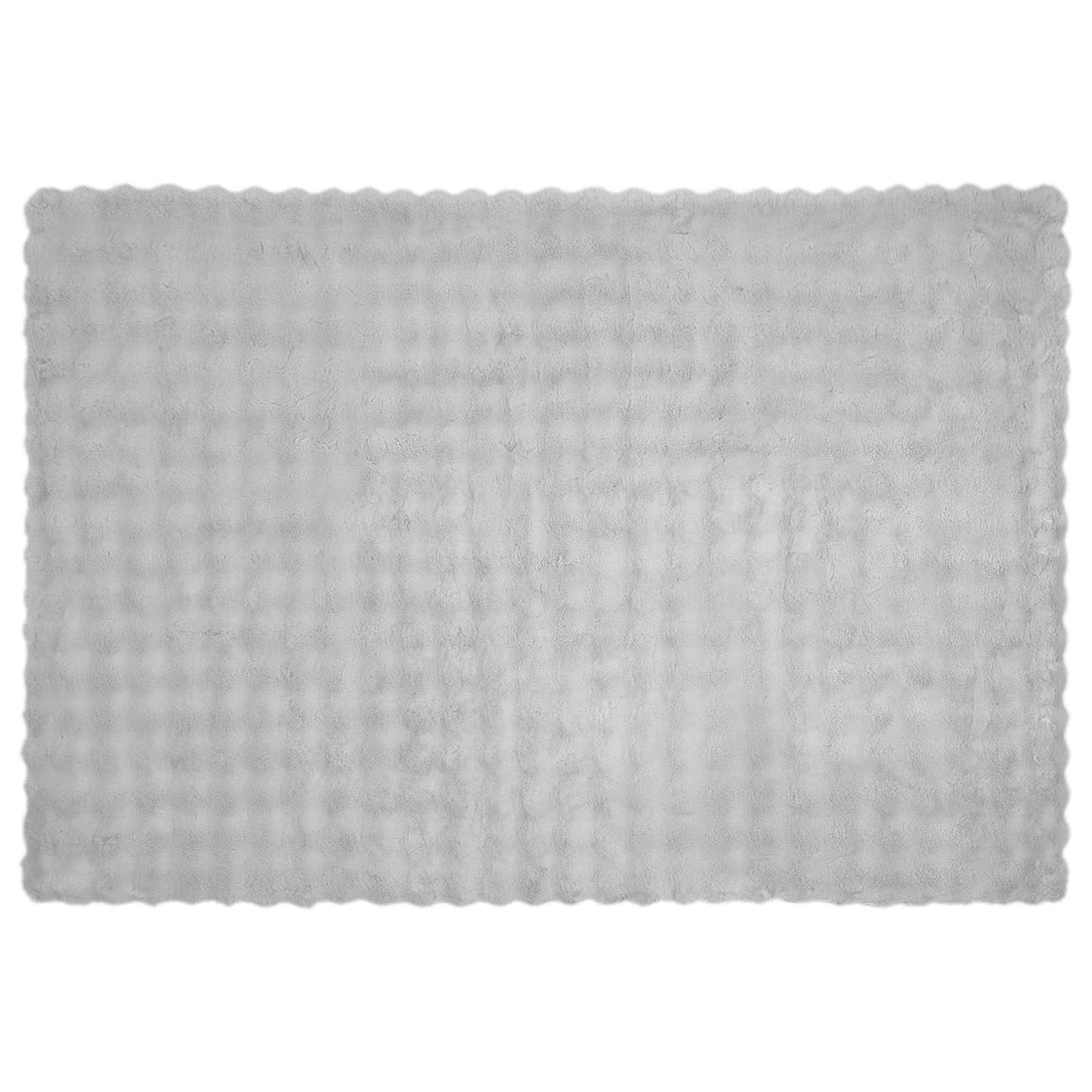 Antislip deken van imitatie konijnenbont Olite Grijs Polyester is nu te koop bij PeponiXL, paradijselijk wonen!
