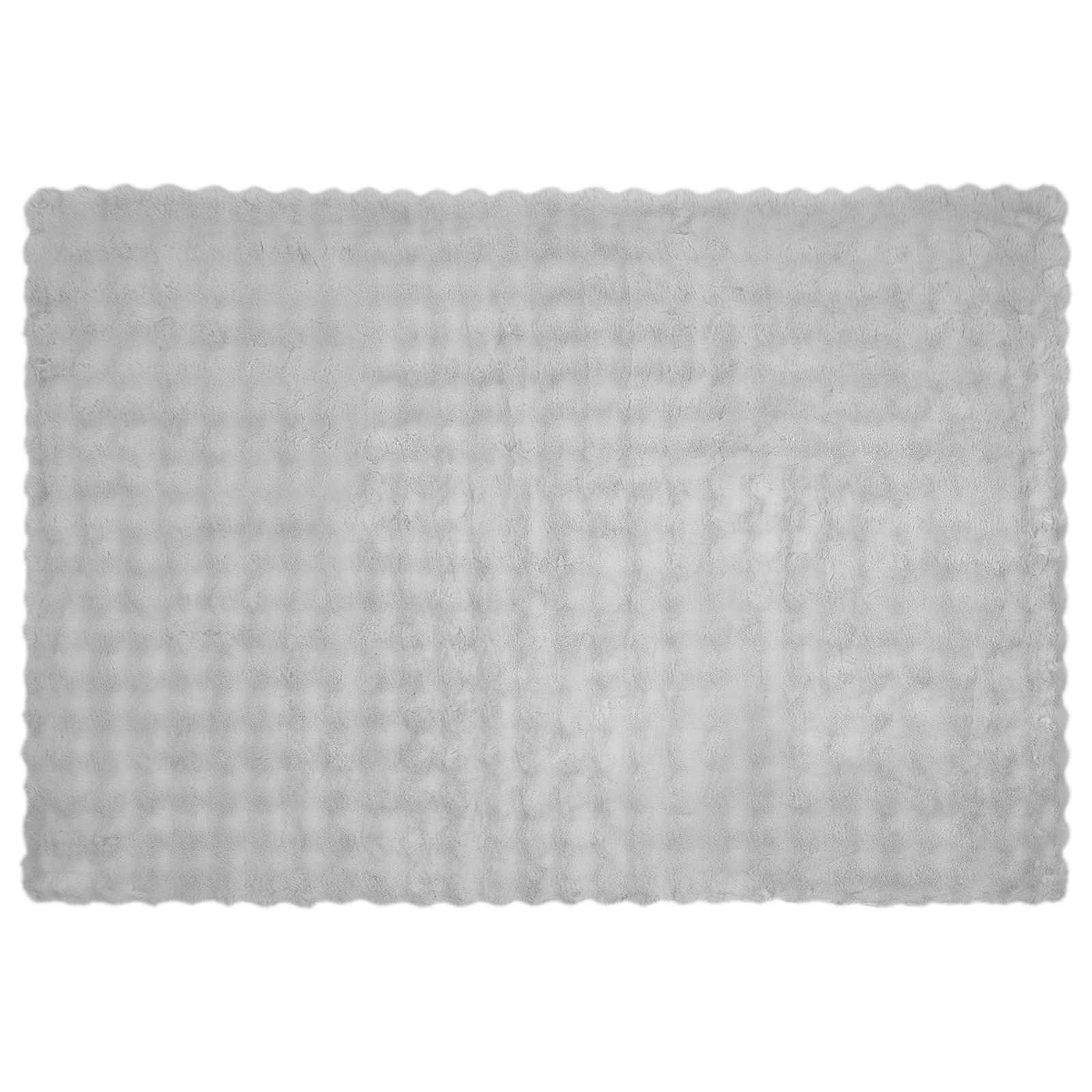 Antislip deken van imitatie konijnenbont Olite Grijs Polyester is nu te koop bij PeponiXL, paradijselijk wonen!