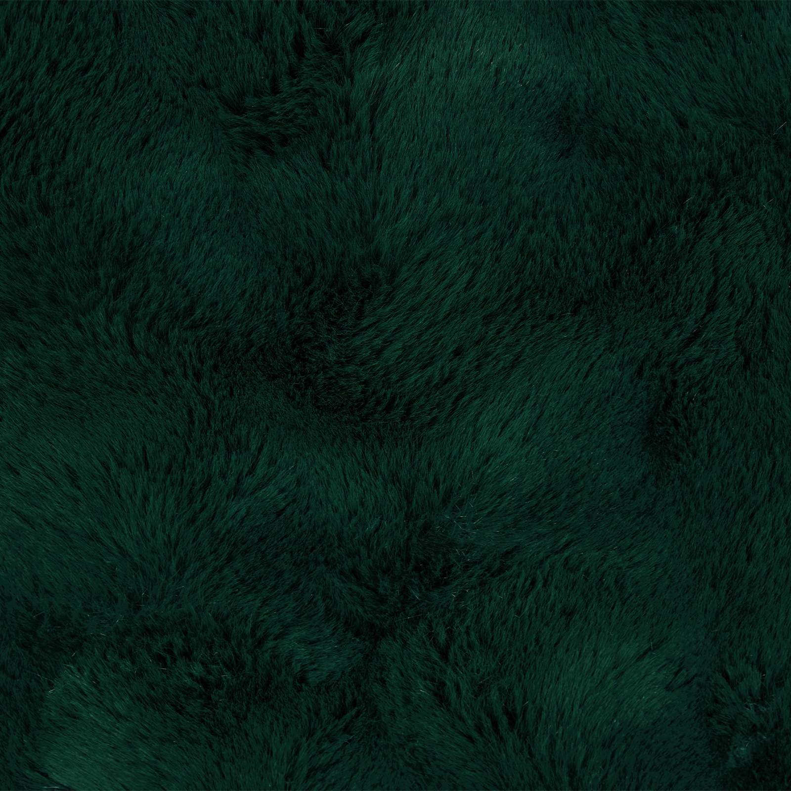 Antislip deken van imitatie konijnenbont Olite Donkergroen is nu te koop bij PeponiXL, paradijselijk wonen!