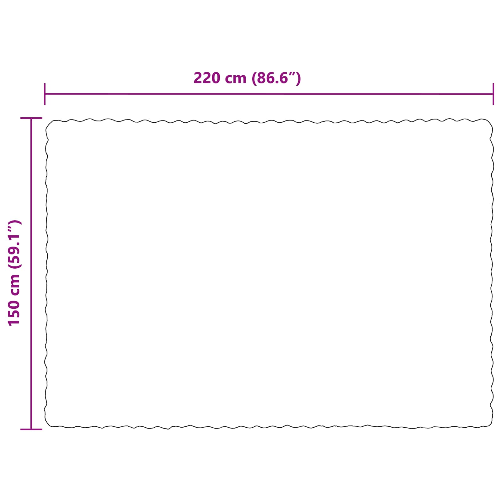 Antislip deken van imitatie konijnenbont Olite Marineblauw is nu te koop bij PeponiXL, paradijselijk wonen!
