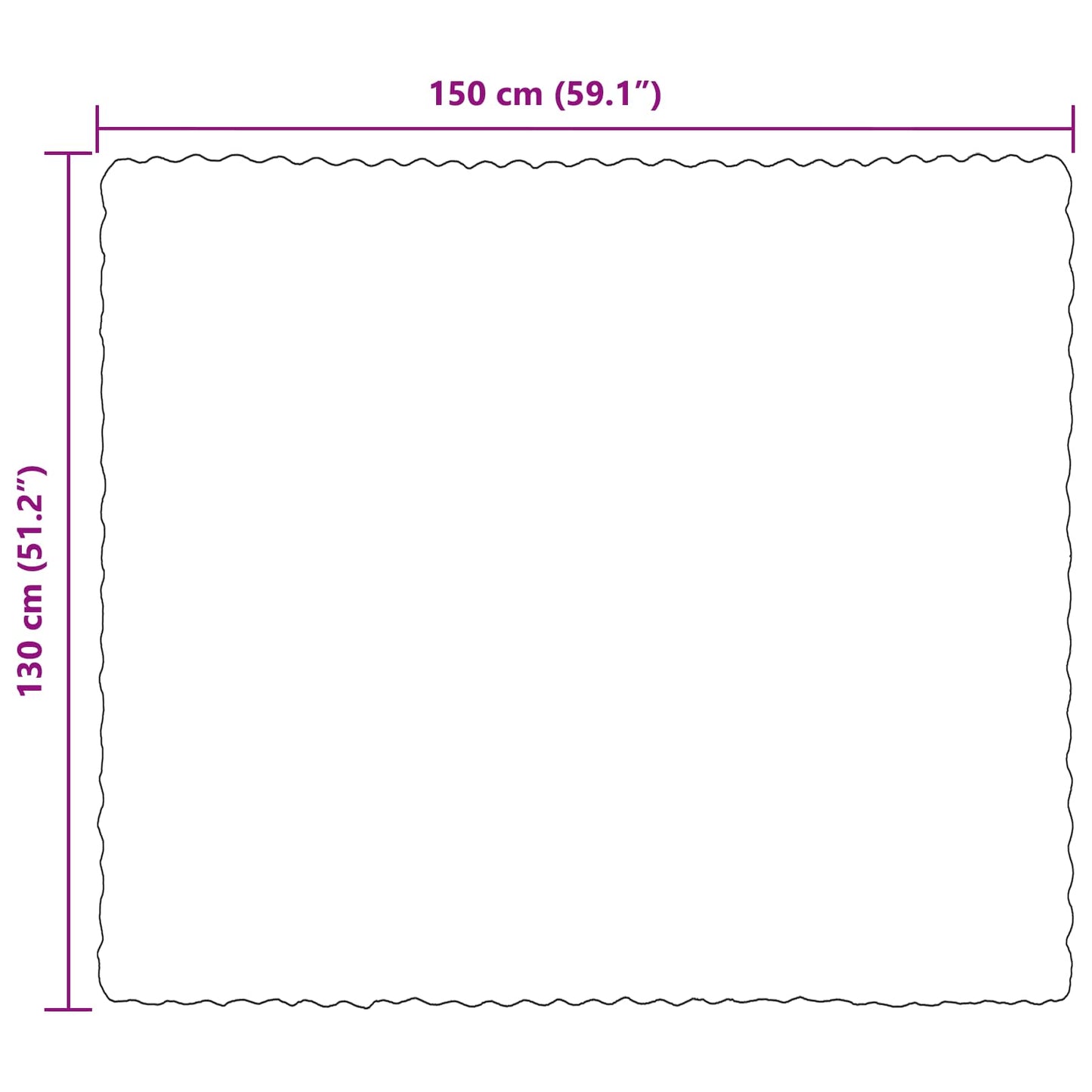 Antislip deken van imitatie konijnenbont Olite Wit 130 x 150 cm is nu te koop bij PeponiXL, paradijselijk wonen!