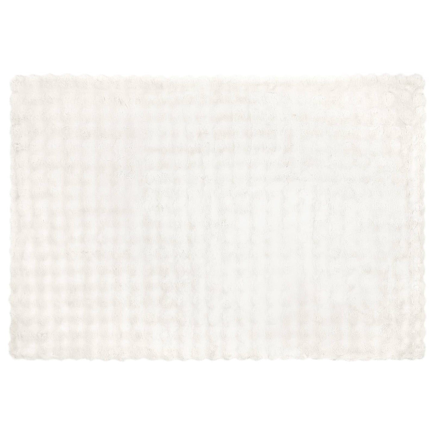 Antislip deken van imitatie konijnenbont Olite Wit 150 x 220 cm is nu te koop bij PeponiXL, paradijselijk wonen!